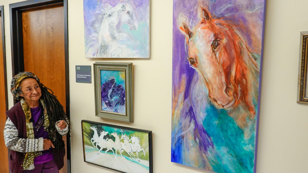 Art Hallway in the Ferguson Building